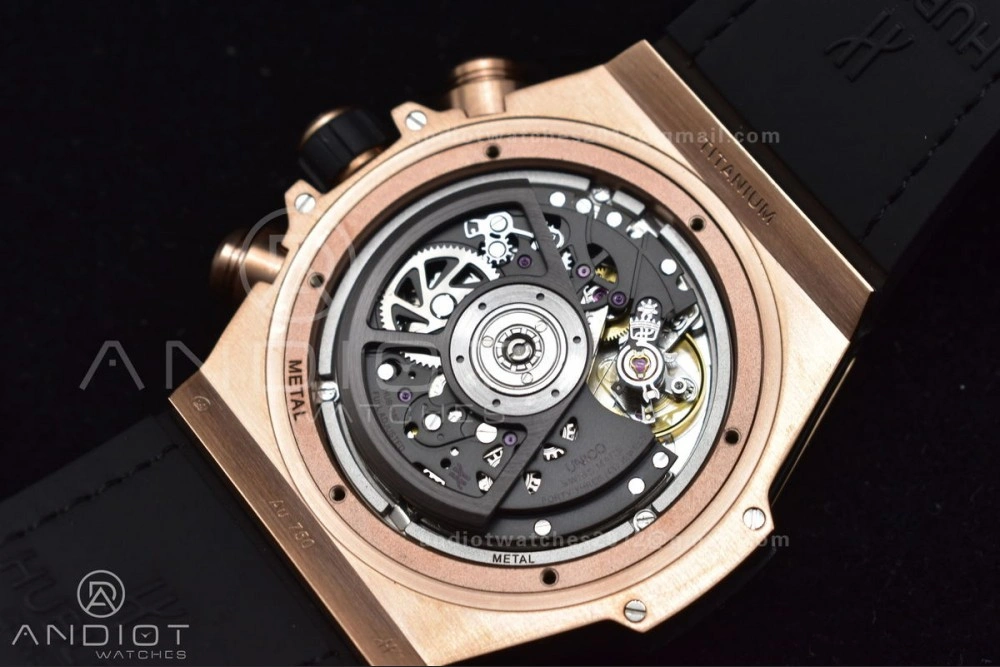 Big Bang Unico Rainbow King RG 45mm ZF 1:1 Best Edition on Rainbow Gummy Strap A1280