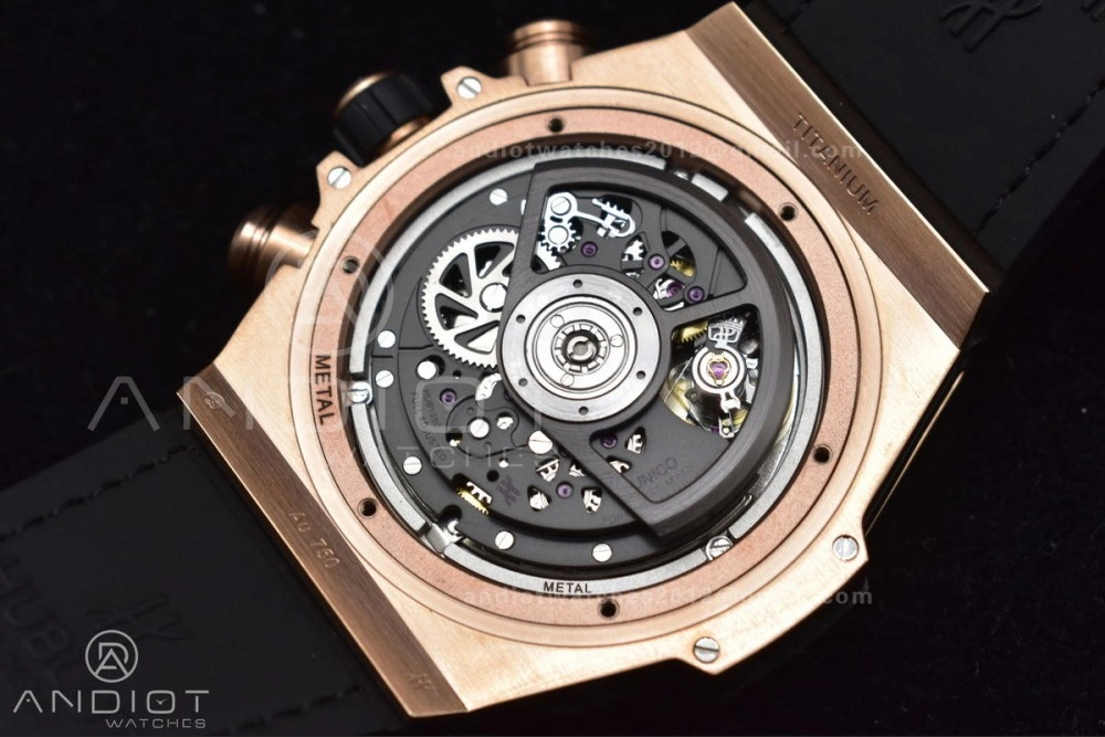 Big Bang Unico Rainbow King RG 45mm ZF 1:1 Best Edition on Rainbow Gummy Strap A1280