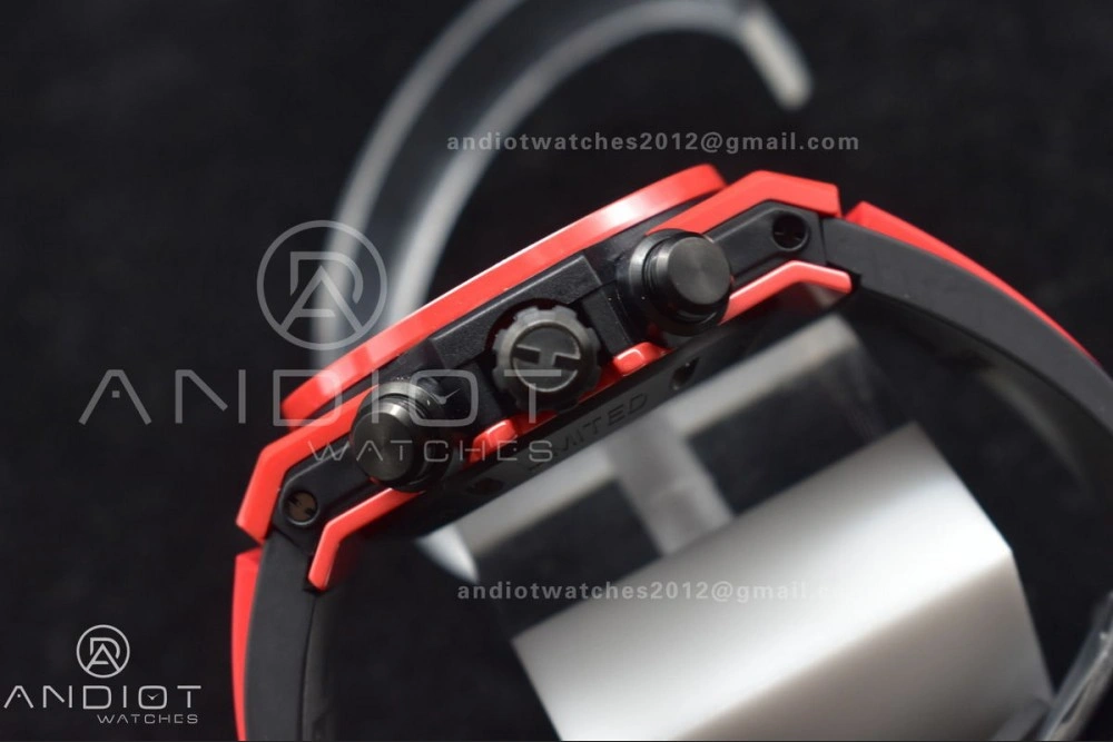 Big Bang Unico Red Magic Ceramic BBF 1:1 Best Edition Skeleton Dial on Red Rubber Strap A1280