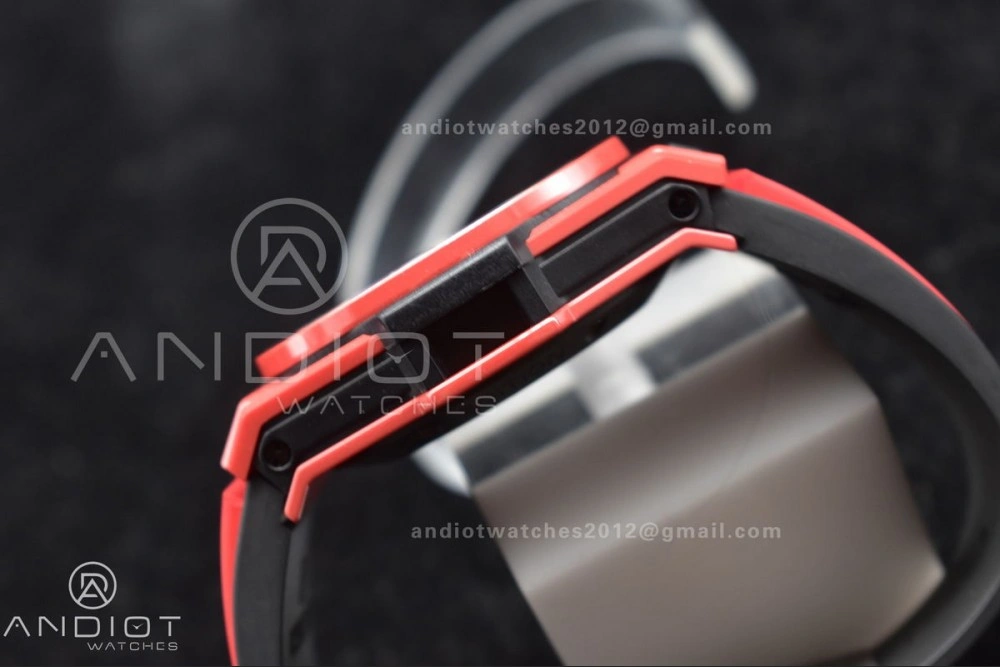 Big Bang Unico Red Magic Ceramic BBF 1:1 Best Edition Skeleton Dial on Red Rubber Strap A1280