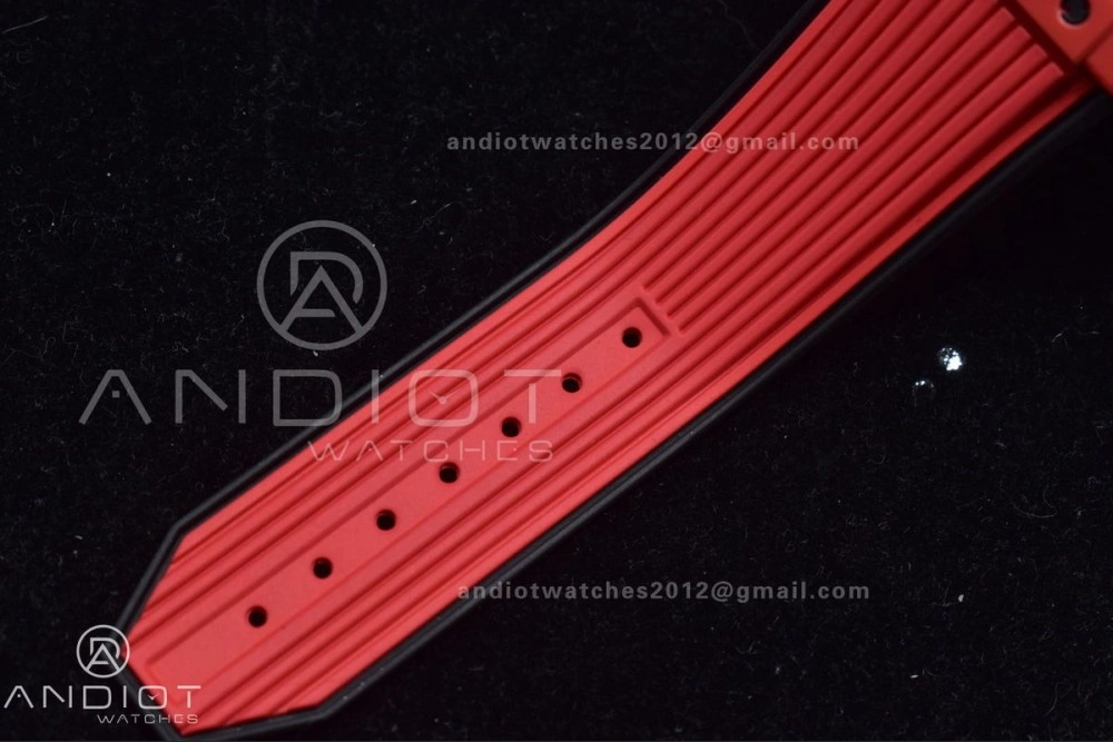 Big Bang Unico Red Magic Ceramic BBF 1:1 Best Edition Skeleton Dial on Red Rubber Strap A1280