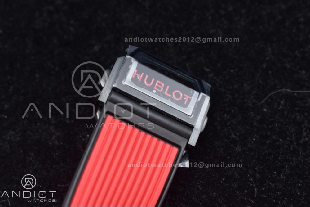 Big Bang Unico Red Magic Ceramic BBF 1:1 Best Edition Skeleton Dial on Red Rubber Strap A1280