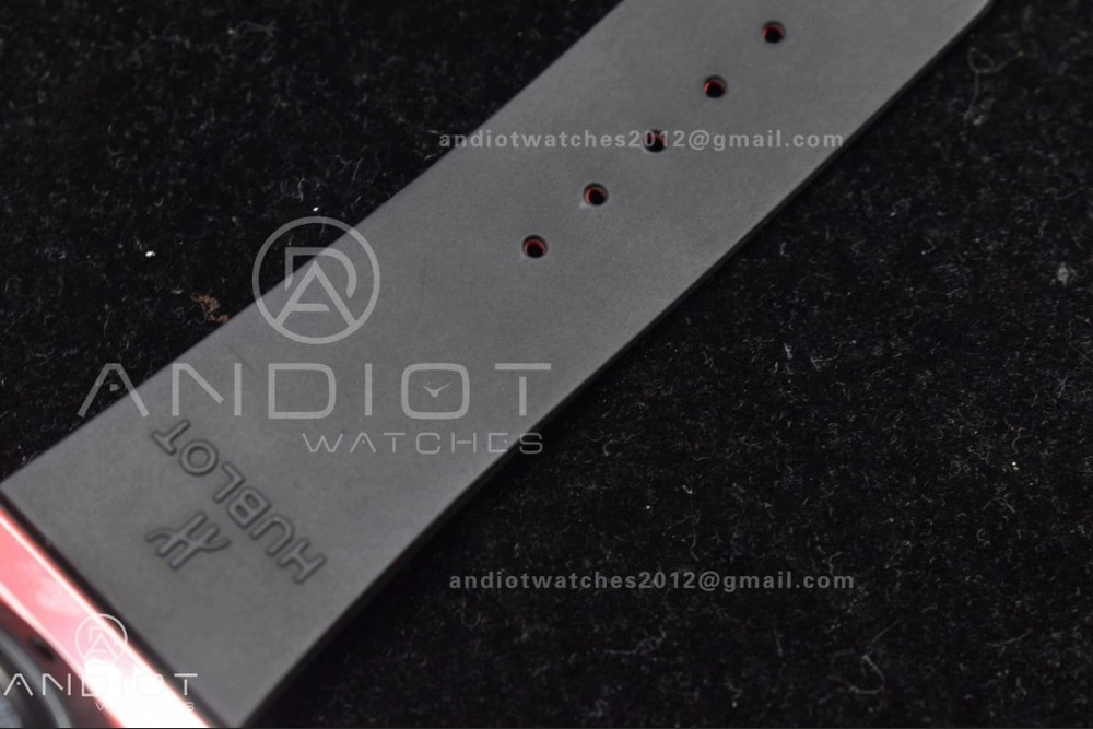 Big Bang Unico Red Magic Ceramic BBF 1:1 Best Edition Skeleton Dial on Red Rubber Strap A1280