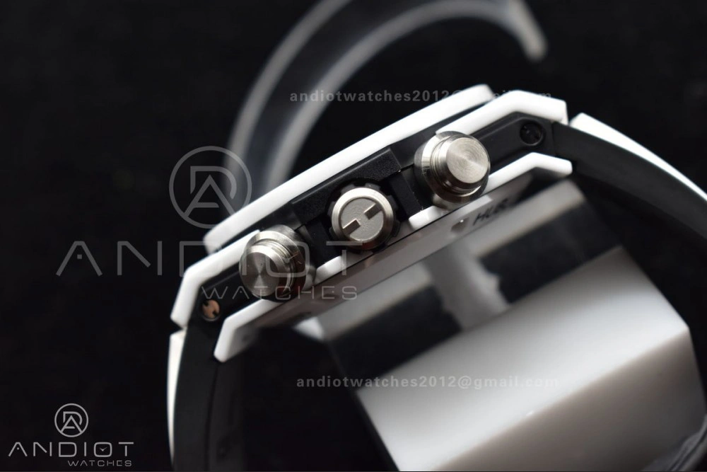 Big Bang Unico White Ceramic ZF 1:1 Best Edition Skeleton Dial on White Rubber Strap A1280