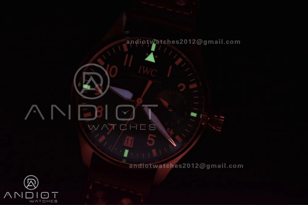 Big Pilot Real IW500901 ZF Best Edition on Brown Leather Strap A51110