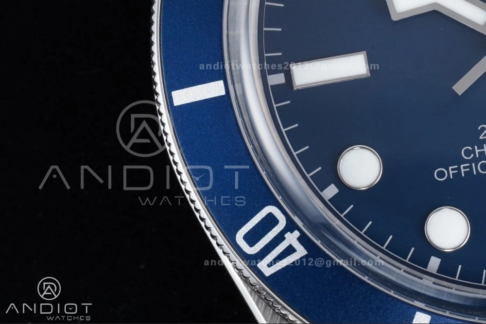 Black Bay Fifty Eight 39mm SS ZF 1:1 Best Edition Blue Dial on SS Bracelet A2824