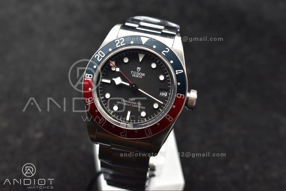 Black Bay GMT Pepsi Blue Red Bezel ZF 1:1 Best Edition on SS Bracelet A2836