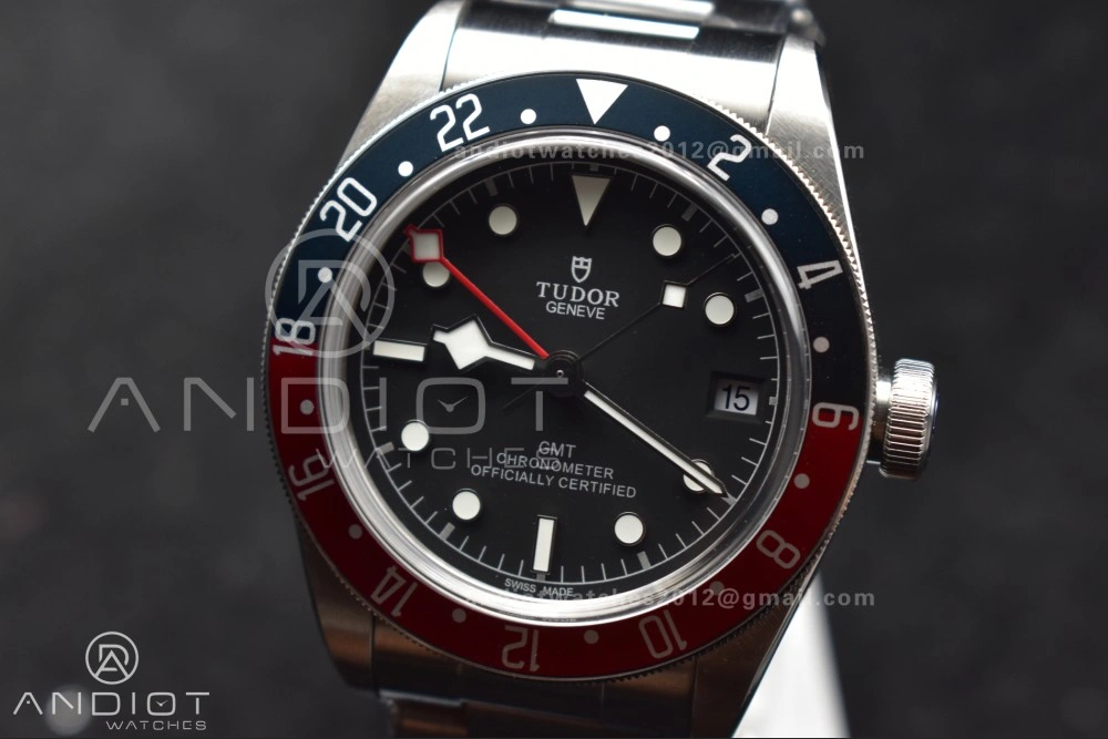 Black Bay GMT Pepsi Blue Red Bezel ZF 1:1 Best Edition on SS Bracelet A2836