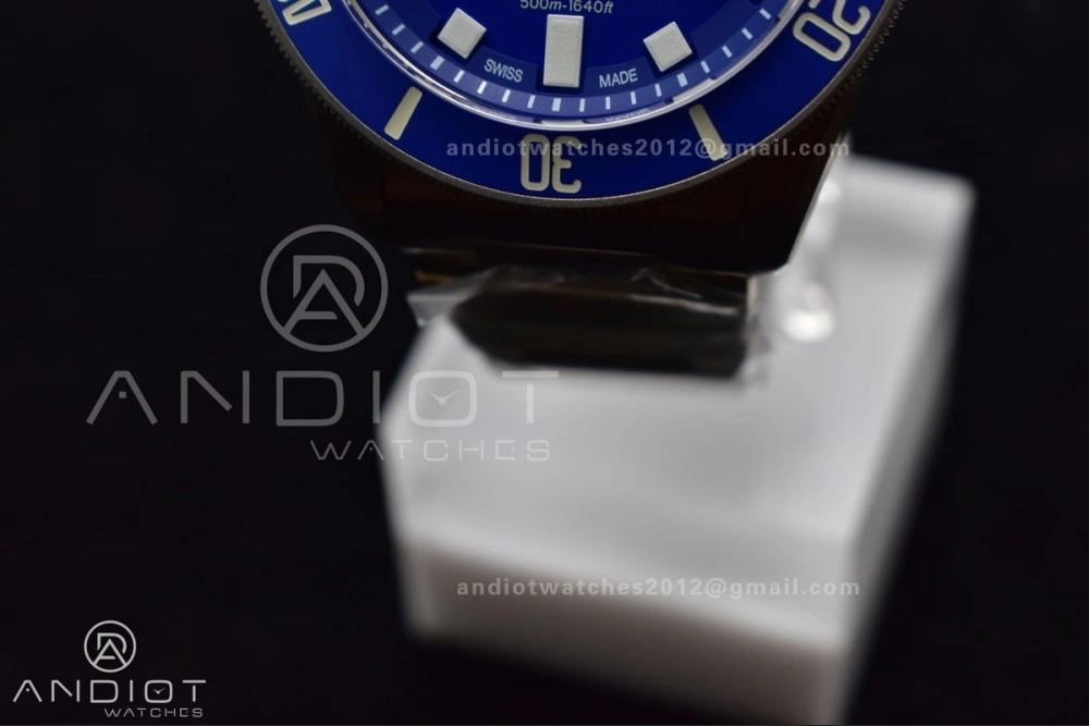 Blue Pelagos XF 1:1 Best Edition on Titanium Bracelet A2824 V5