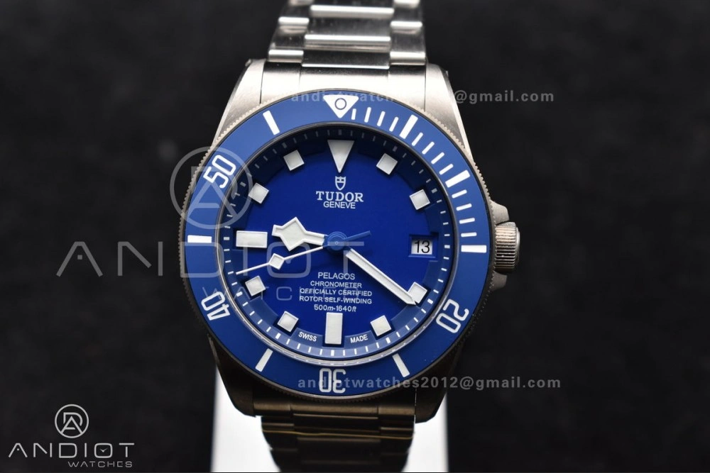Blue Pelagos ZF 1:1 Best Edition on Titanium Bracelet A2824 V5
