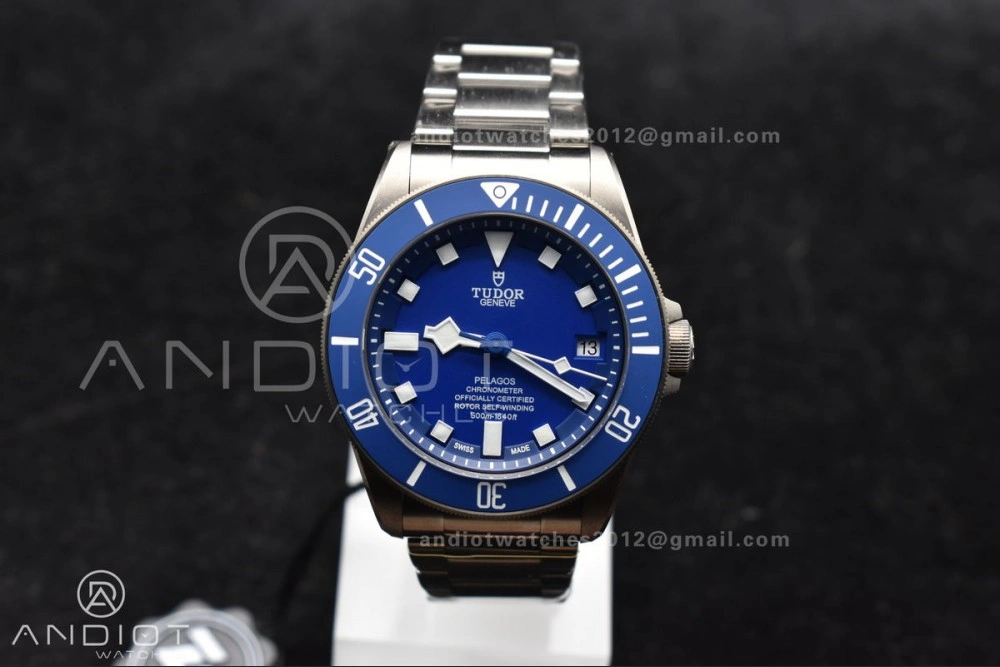 Blue Pelagos ZF 1:1 Best Edition on Titanium Bracelet A2824 V5