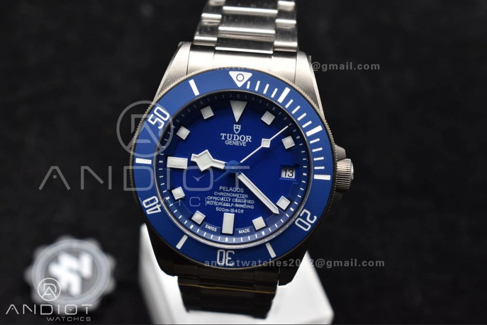Blue Pelagos ZF 1:1 Best Edition on Titanium Bracelet A2824 V5