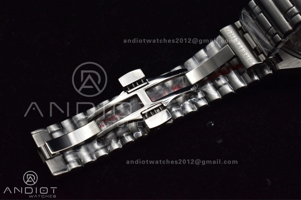 Breitling BLS Factory Chronomat Automatic 1:1 Best Edition GMT 40mm Black Dial On SS Bracelet A2836