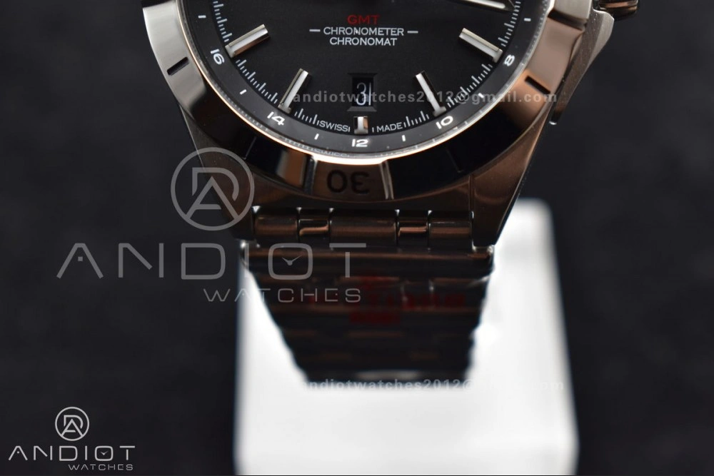 Breitling BLS Factory Chronomat Automatic 1:1 Best Edition GMT 40mm Black Dial On SS Bracelet A2836