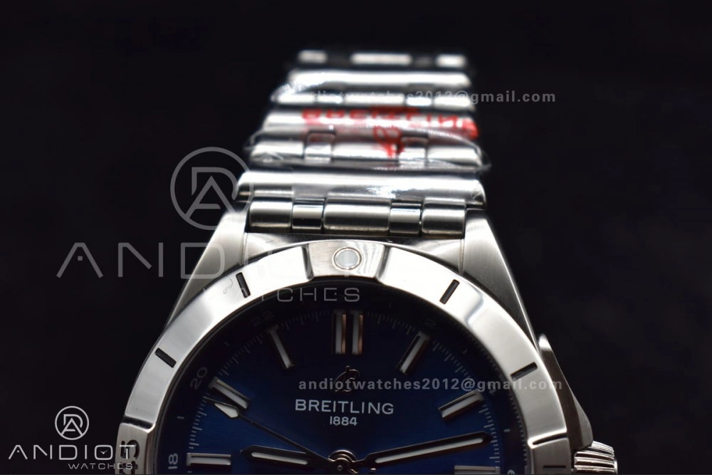 Breitling BLS Factory Chronomat Automatic 1:1 Best Edition GMT 40mm Blue Dial On SS Bracelet A2836