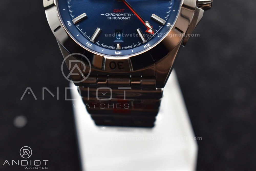 Breitling BLS Factory Chronomat Automatic 1:1 Best Edition GMT 40mm Blue Dial On SS Bracelet A2836