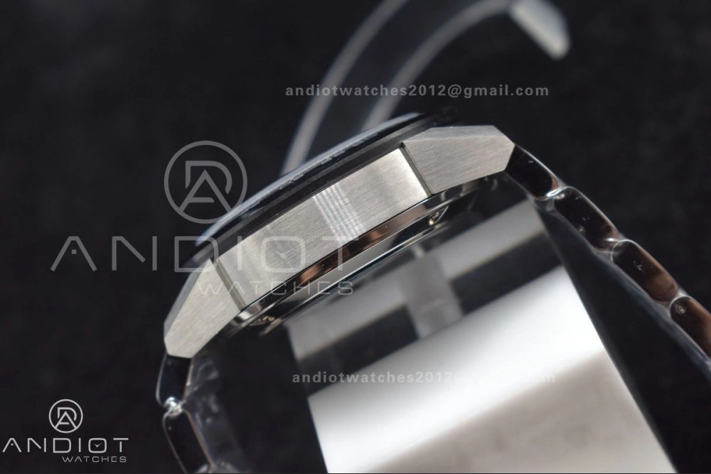 Calibre Heuer 01 Chrono SS XF 1:1 Best Edition Black Dial on SS Bracelet Strap A1887