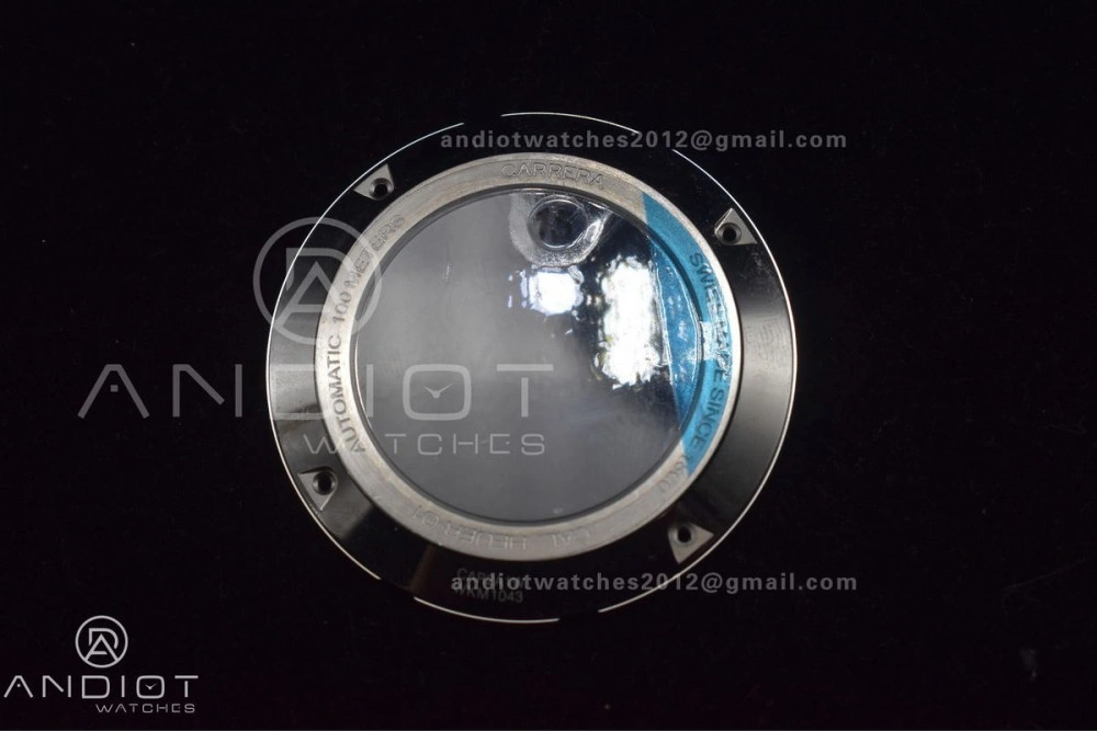 Calibre Heuer 01 Chrono SS XF 1:1 Best Edition Black Dial on SS Bracelet Strap A1887