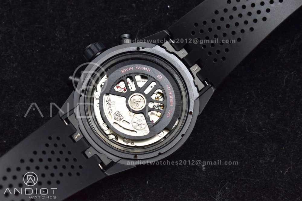 Carrera Cal. HEUER 01 45mm Full Blk Ceramic XF A1887