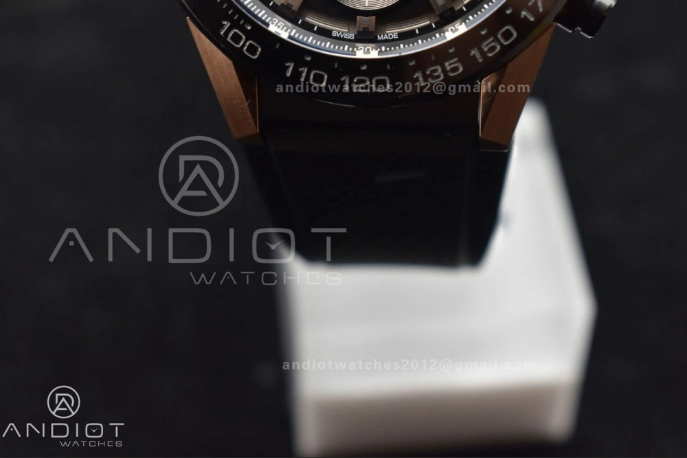 Carrera Cal. HEUER 01 45mm RG RU Blk XF A1887