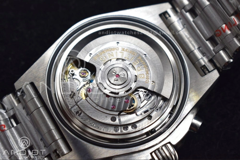 Chronomat B01 42mm SS BLSF 1:1 Best Edition Black Dial on SS Bracelet A7750