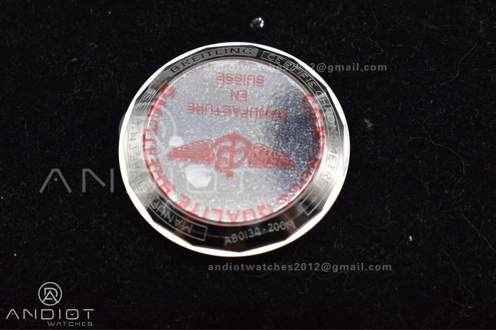 Chronomat B01 42mm SS BLSF 1:1 Best Edition Black Dial on SS Bracelet A7750