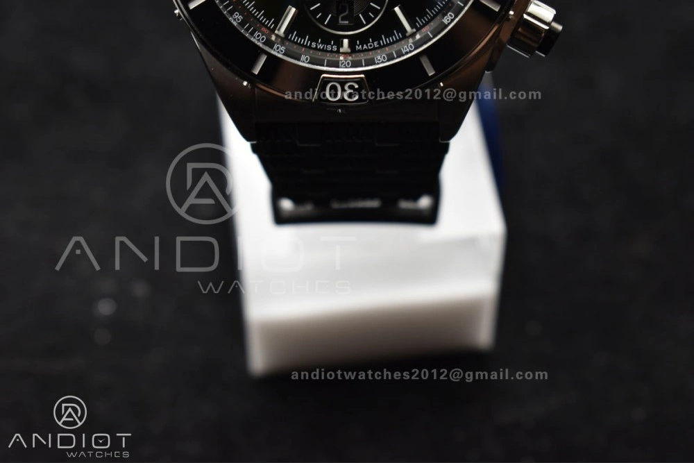 Chronomat B01 44mm SS BLSF 1:1 Best Edition Green Dial On Robber Bracelet A7750