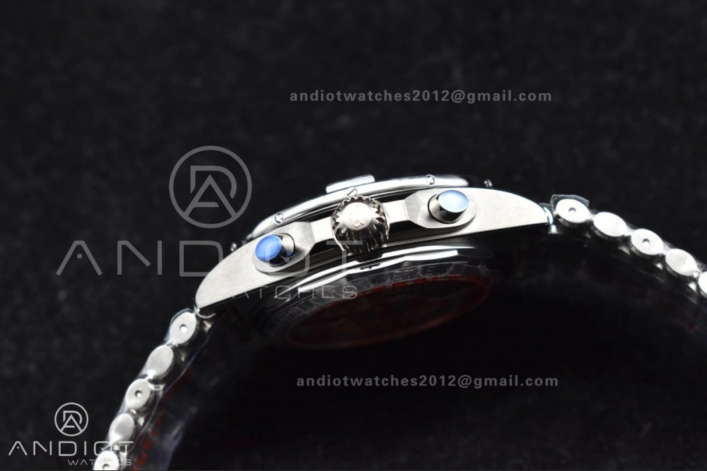 Chronomat B01 44mm SS BLSF 1:1 Best Edition Red Dial On SS Bracelet A7750