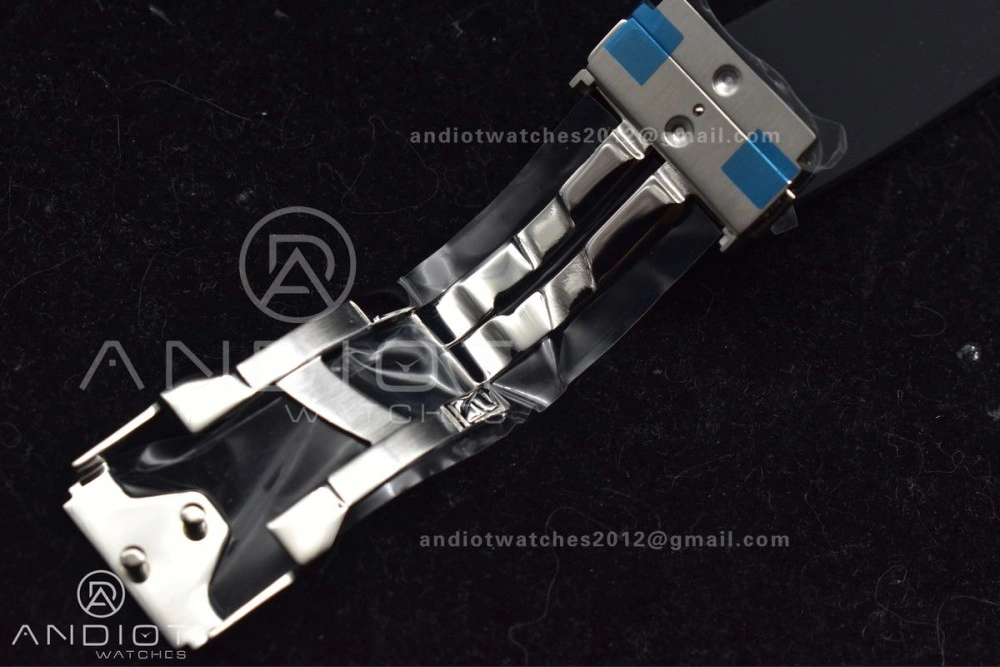 Classic Fusion 45mm RG HBF 1:1 Best Edition Black Dial on Black Gummy Strap A2892