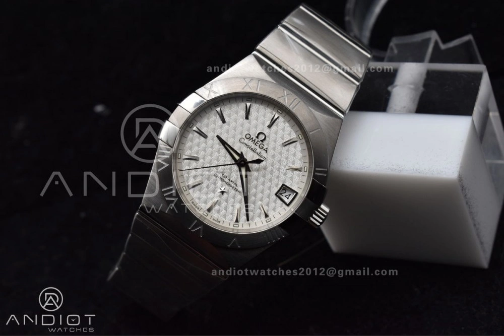 Constellation 39mm SS VSF 1:1 Best Edition White Dial on SS Bracelet A8800