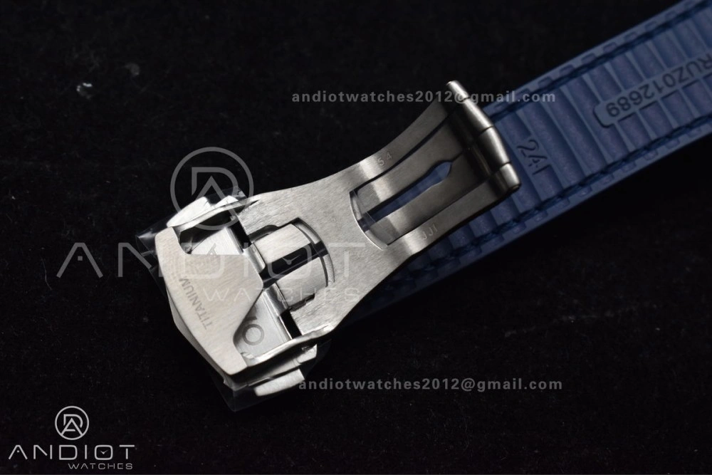 Constellation Blue Ceramic SS VSF 1:1 Best Edition Blue Dial on Blue Gummy Strap A8900 Super Clone