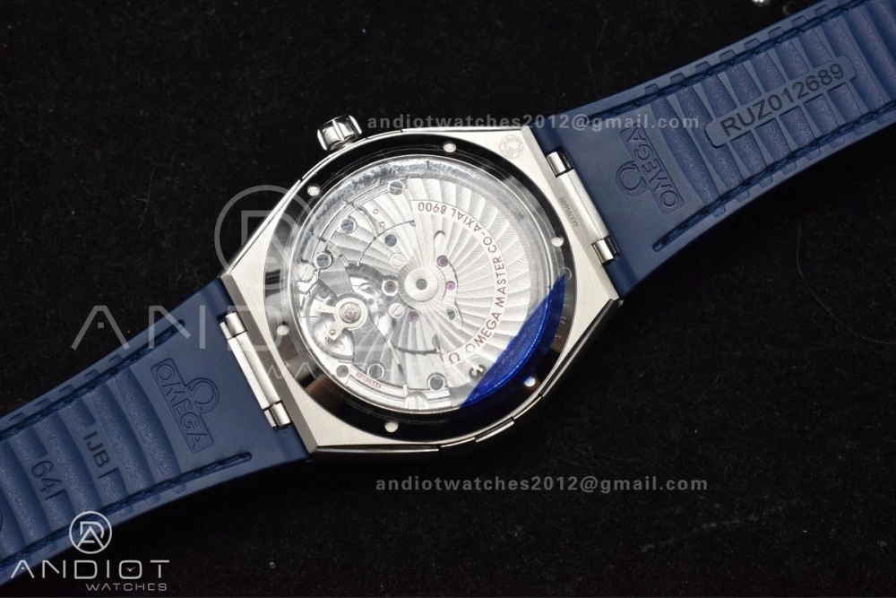 Constellation Blue Ceramic SS VSF 1:1 Best Edition Blue Dial on Blue Gummy Strap A8900 Super Clone