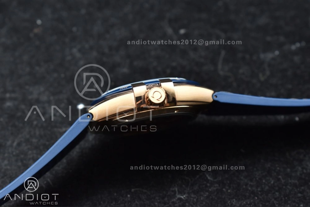 Constellation Blue Ceramic YG VSF 1:1 Best Edition Blue Dial On Blue Gummy Strap A8900 Super Clone