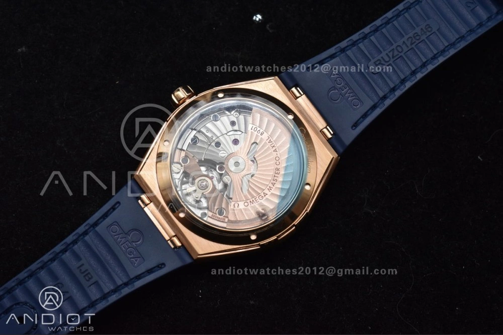 Constellation Blue Ceramic YG VSF 1:1 Best Edition Blue Dial On Blue Gummy Strap A8900 Super Clone