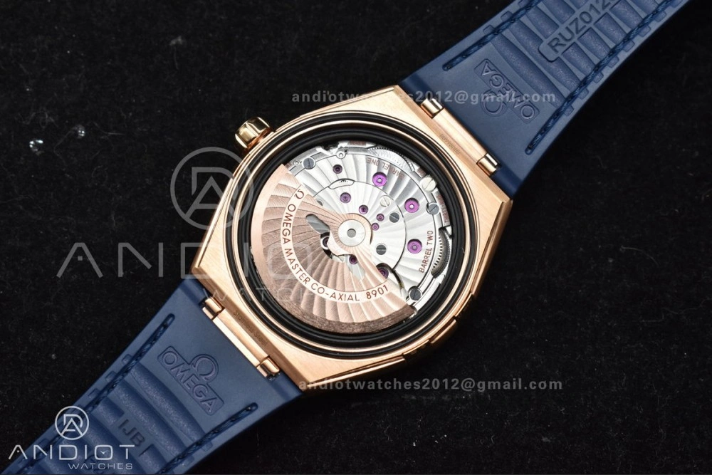 Constellation Blue Ceramic YG VSF 1:1 Best Edition Blue Dial On Blue Gummy Strap A8900 Super Clone