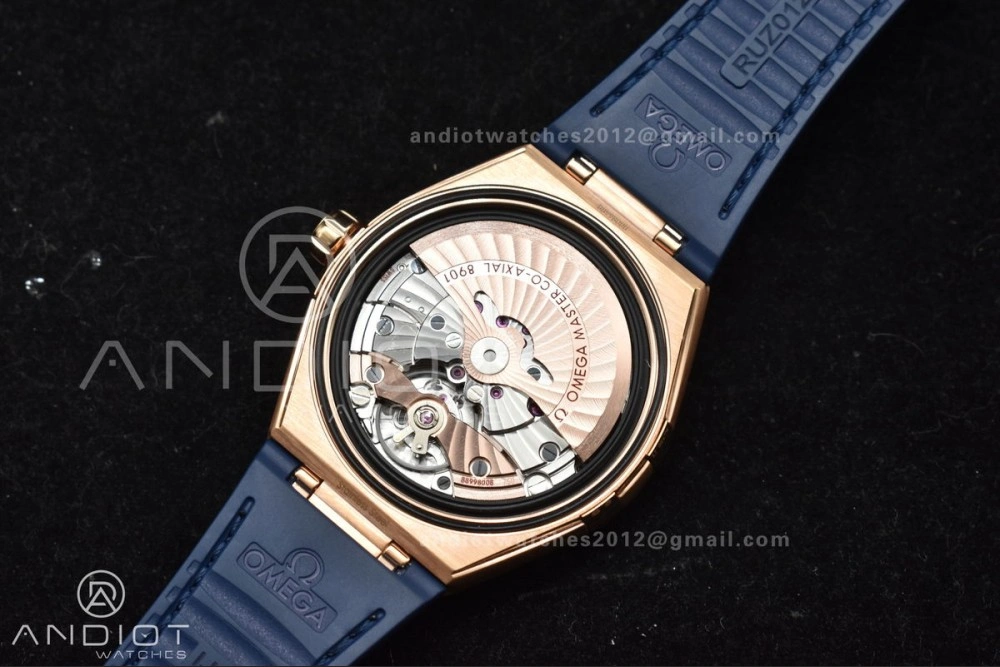 Constellation Blue Ceramic YG VSF 1:1 Best Edition Blue Dial On Blue Gummy Strap A8900 Super Clone