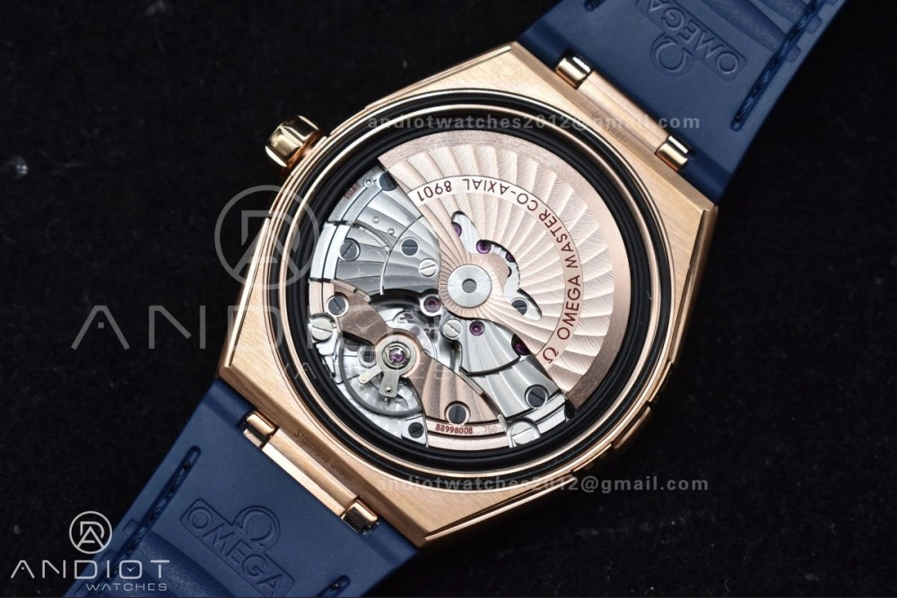 Constellation Blue Ceramic YG VSF 1:1 Best Edition Blue Dial On Blue Gummy Strap A8900 Super Clone