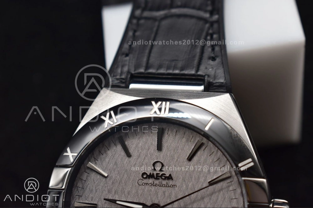 Constellation SS SBF 1:1 Best Edition Gray Dial on Black Gummy Strap A8900 Super Clone