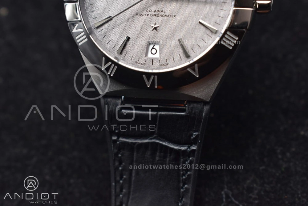 Constellation SS SBF 1:1 Best Edition Gray Dial on Black Gummy Strap A8900 Super Clone
