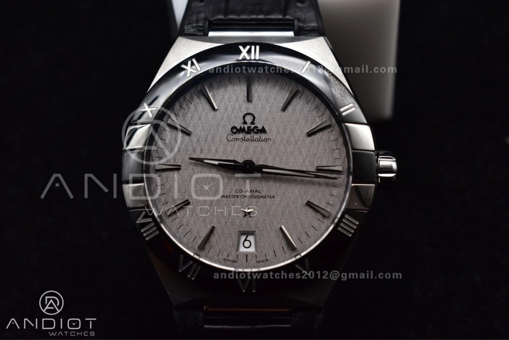 Constellation SS SBF 1:1 Best Edition Gray Dial on Black Gummy Strap A8900 Super Clone