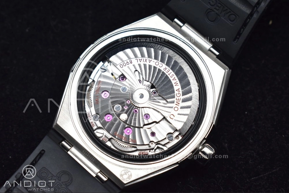 Constellation SS SBF 1:1 Best Edition Gray Dial on Black Gummy Strap A8900 Super Clone