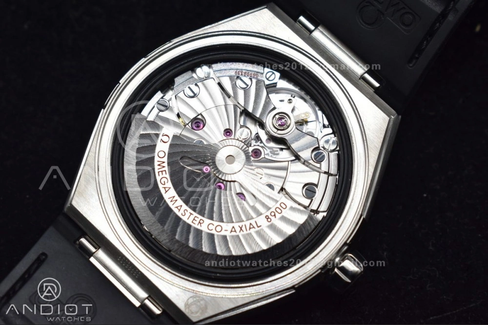 Constellation SS SBF 1:1 Best Edition Gray Dial on Black Gummy Strap A8900 Super Clone