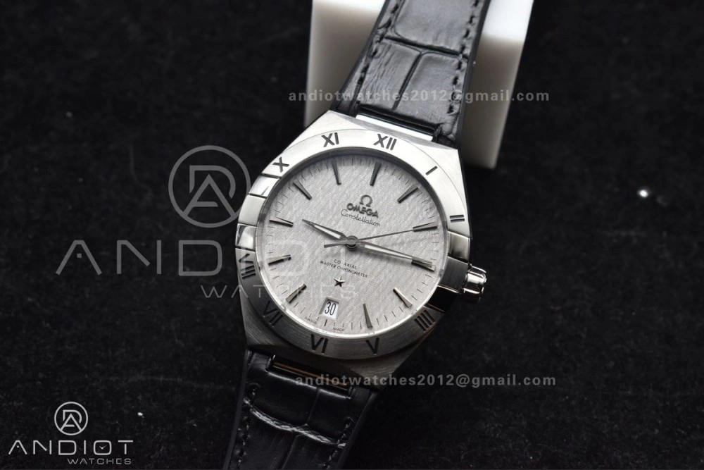 Constellation SS VSF 1:1 Best Edition Gray Dial on Black Gummy Strap A8900 Super Clone