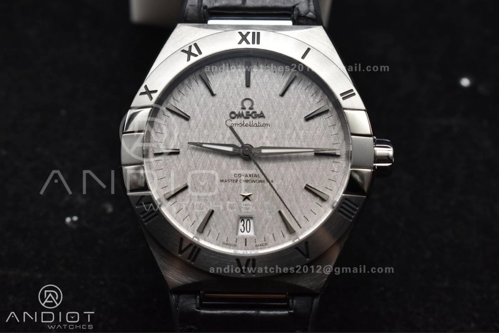 Constellation SS VSF 1:1 Best Edition Gray Dial on Black Gummy Strap A8900 Super Clone