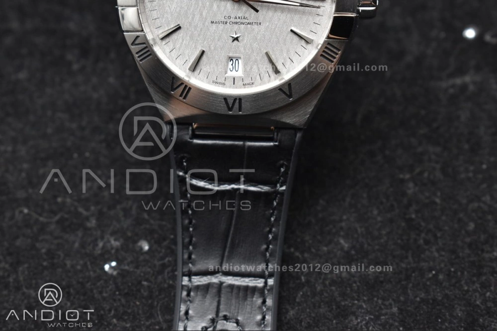 Constellation SS VSF 1:1 Best Edition Gray Dial on Black Gummy Strap A8900 Super Clone