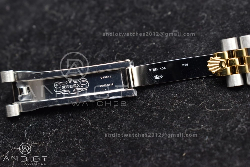 DateJust 31 Ladies 278271 GSF 316L Steel MOP Diamond Dial On YG President Bracelet