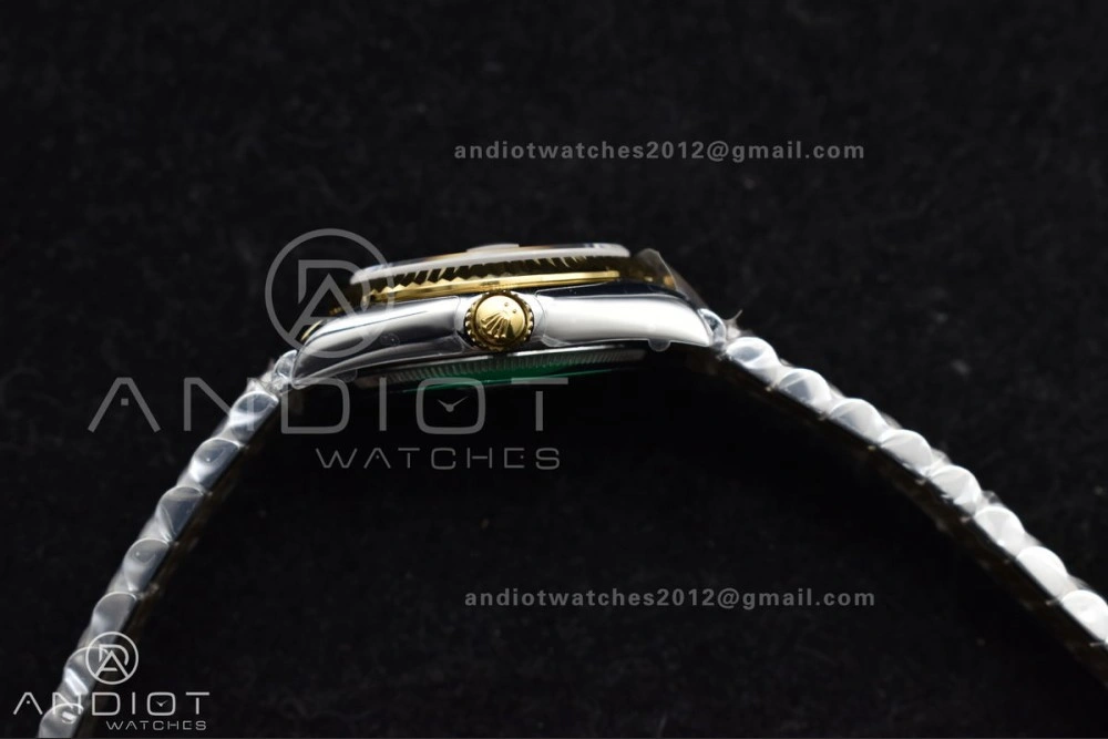 DateJust 31 Ladies 278271 GSF 316L Steel MOP Diamond Dial On YG President Bracelet