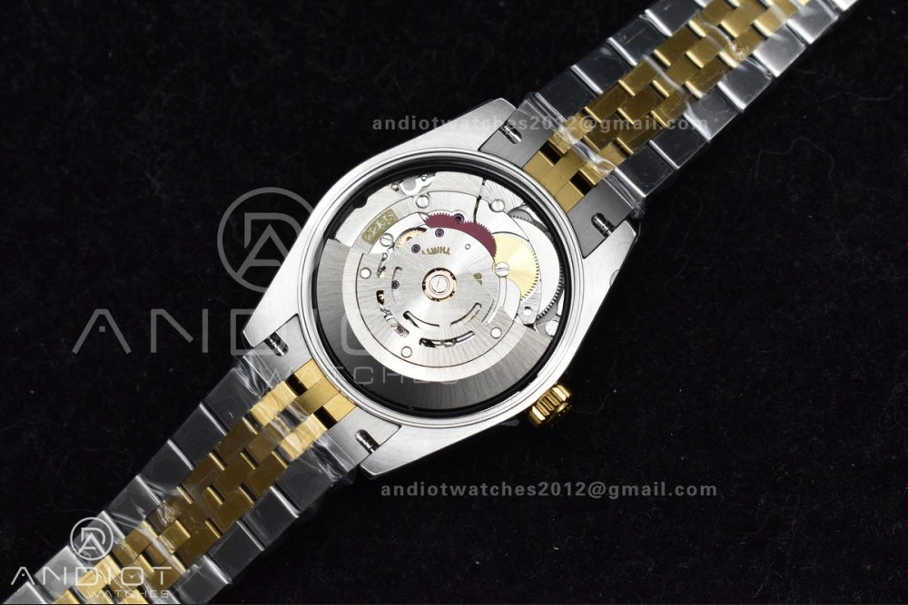 DateJust 31 Ladies 278271 GSF 316L Steel MOP Diamond Dial On YG President Bracelet