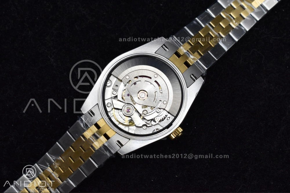 DateJust 31 Ladies 278271 GSF 316L Steel MOP Diamond Dial On YG President Bracelet