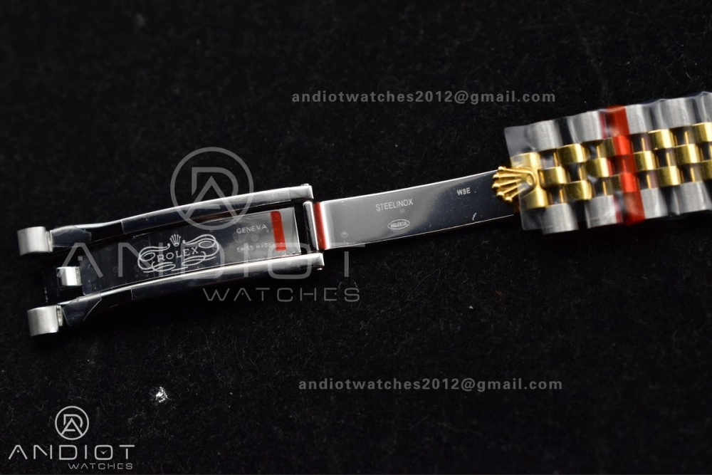 DateJust 31 Ladies 278271 GSF 316L Steel White Dial Roman Markers on YG President Bracelet